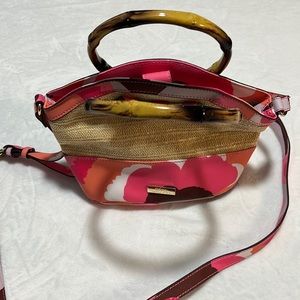 Bamboo handle purse